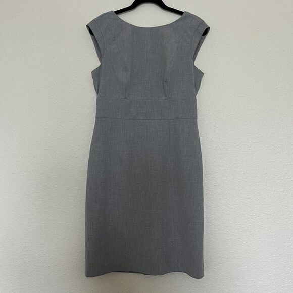 The Limited Collection Women´s Sz 8 Grey Suiting Sheath Dress Career - Picture 5 of 12